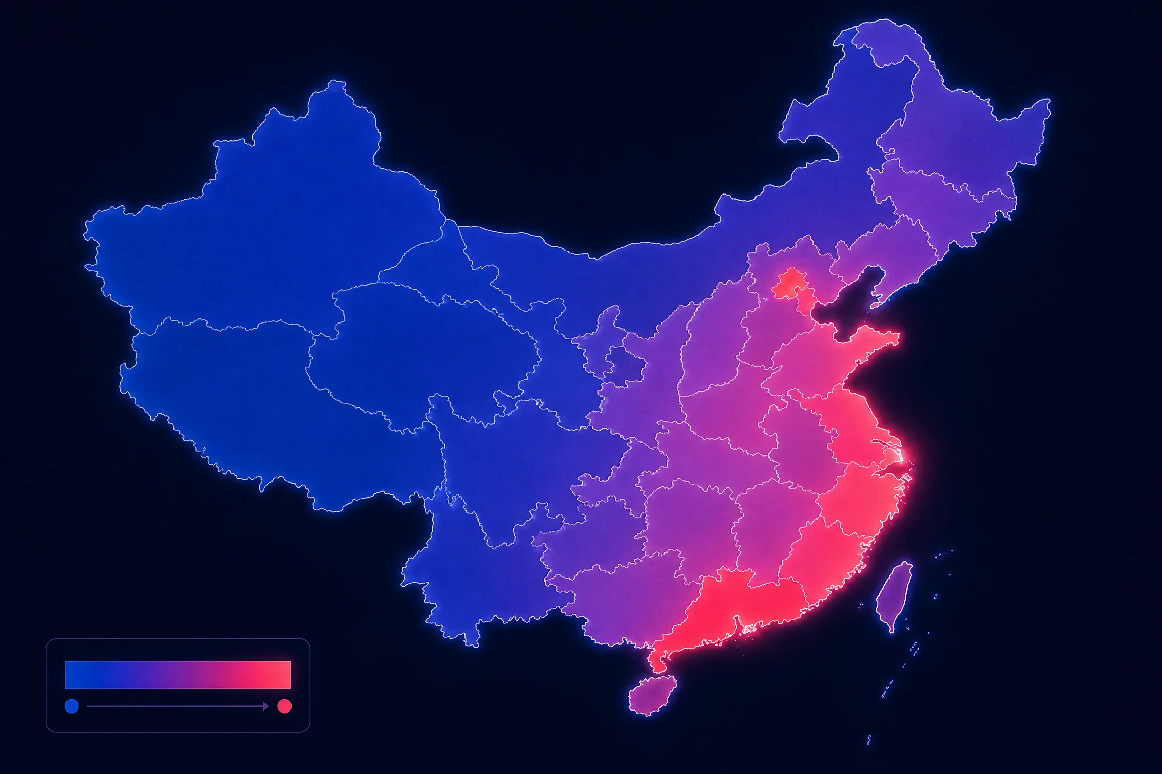 黑料大赛中国各省关注度热力分布地图